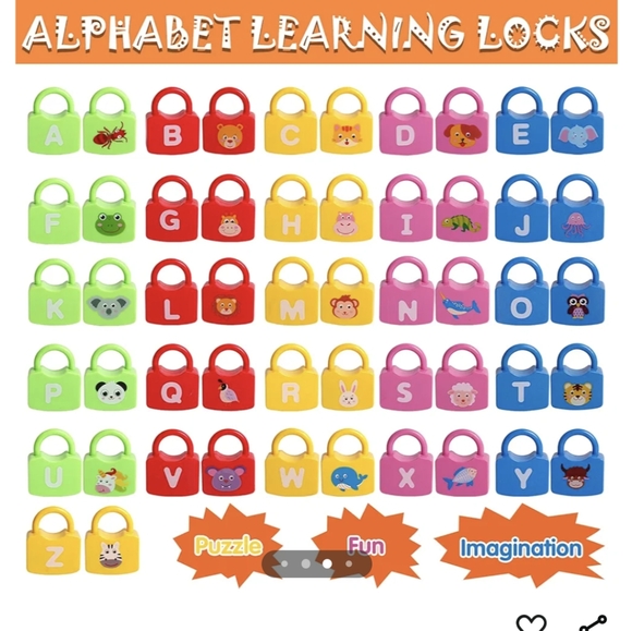 Letter learning locks - Picture 4 of 6